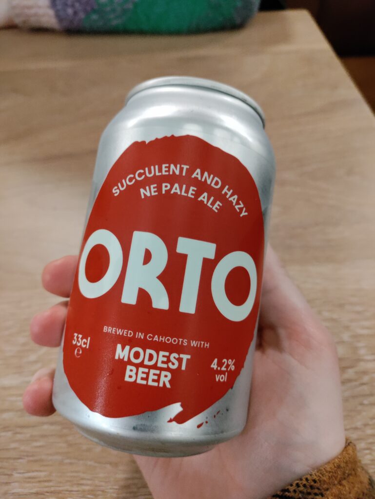 Orto Pizza Beer from Modest